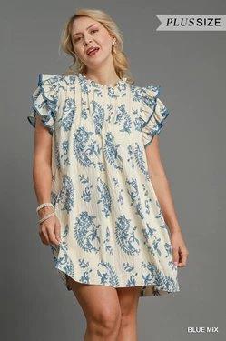 Lace Accent Dress By Umgee