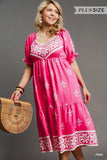 Pretty in Pink Dress By Umgee