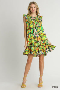 Green Goddess Dress By Umgee