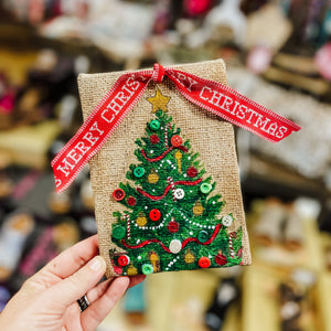 Christmas Tree Canvas Workshop at Flint Gypsies!