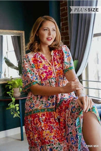Gorgeous Midi Floral Dress by Umgee