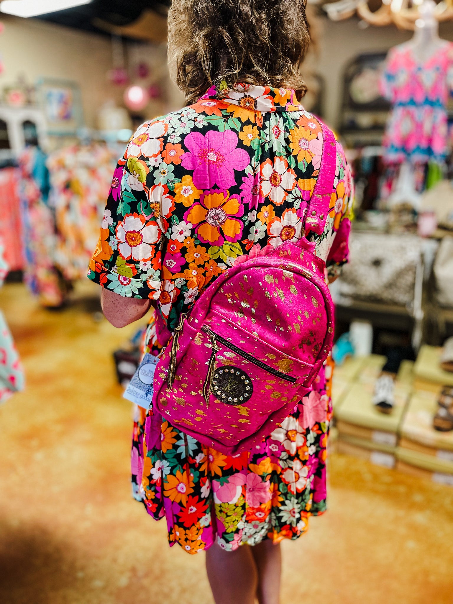 Pink Melissa Keep It Gypsy Sling Backpack Bag – Flint Gypsies