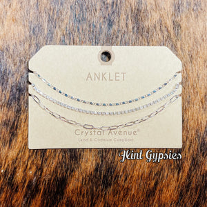 Triple Layer Anklet
