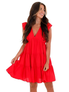 Bombshell Red Dress by She + Sky