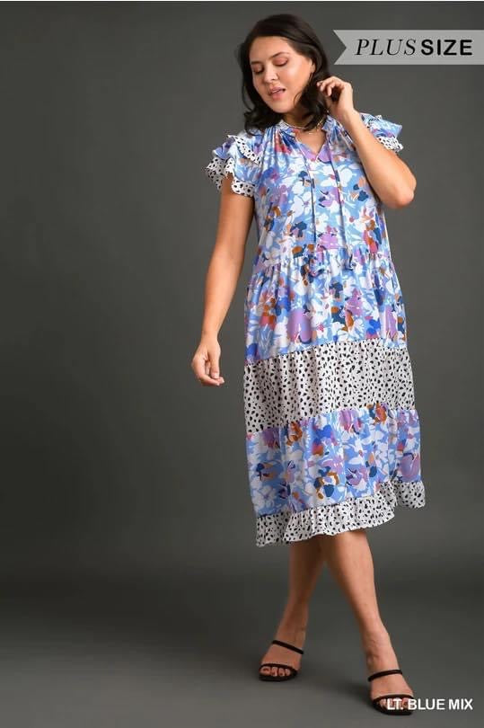 Dottie Midi Floral Dress by Umgee