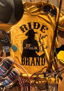 Rip Wheeler Ride For The Brand Yellowstone Shirt