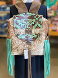 Turquoise Mesa Keep It Gypsy LV Accent Leather Backpack
