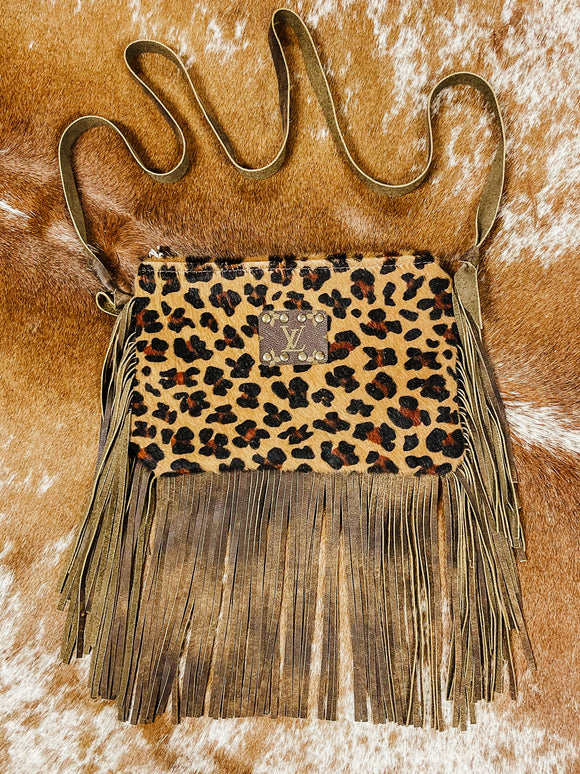 Sassy Senorita Keep It Gypsy Leather LV Accent Bag Purse – Flint