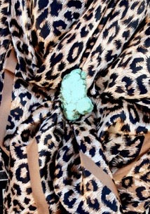 Turquoise Rock Wild Rag/Scarf Slide