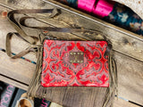 Rodeo Red Keep It Gypsy Leather Cross Body Purse