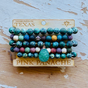 Talk Turquoise To Me Pink Panache Bracelet Set