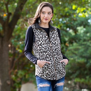 Reversible Leopard Women’s vest