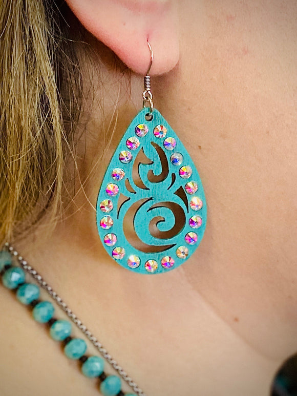 Turquoise Kate Earrings by Sagebrush Sally’s